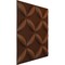 Ekena Millwork 19 5/8in. W x 19 5/8in. H Wallflower EnduraWall Decorative 3D Wall Panel Covers 2.67 Sq. Ft. WP20X20WADRU - alternate 3